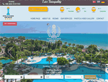 Tablet Screenshot of izflowerhotel.com